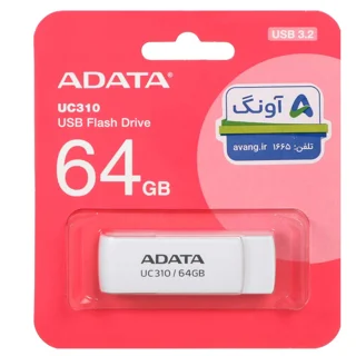 فلش مموری ای‌دیتا مدل UC310 ظرفیت 64 گیگابایت، رابط USB 3.2 گارانتی آونگ