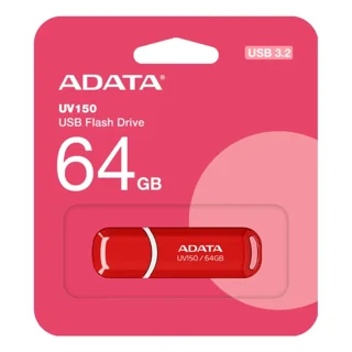فلش مموری ای‌دیتا مدل UV150 ظرفیت 64 گیگابایت، رابط USB 3.2